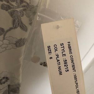 Teri Jon Dresses - Teri jon silver sequin flower midi knee dress NWT Teri Jon Dresses - Teri jon silver sequin flower midi knee dress NWT